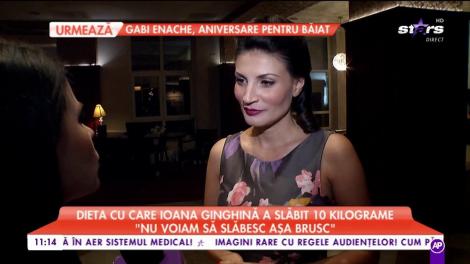 Dieta cu care Ioana Ginghină a slăbit zece kilograme