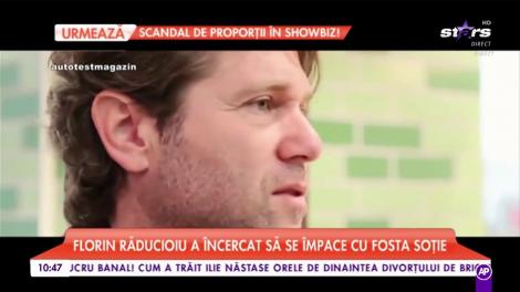 Florin Răducioiu a încercat să se împace cu fosta soţie