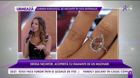 Denisa Nechifor, acoperită cu diamante de un milionar!