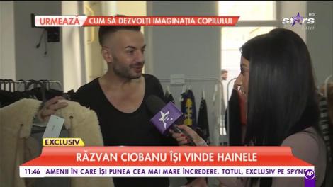 Răzvan Ciobanu își vinde hainele: ”Pe acelea care mi-au purtat ghinion le-am aruncat”