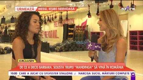 Barbara, solista trupei Mandinga, dezvăluiri din viața ei: ”Nu l-aș ierta dacă m-ar înșela”