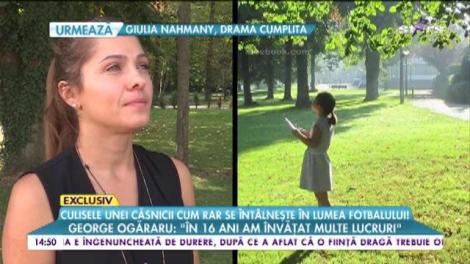 George Ogăraru şi soţia sa își spun povestea de dragoste: "Am făcut tot posibilul să fim împreună, să ne căsătorim"