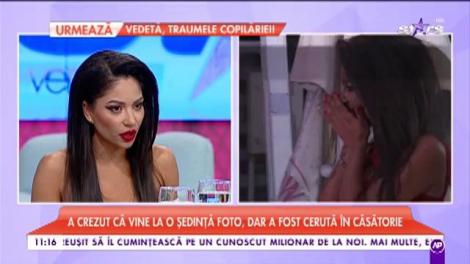 Nasrin, lacrimi de bucurie! A crezut că vine la o ședință foto, dar a fost cerută în căsătorie