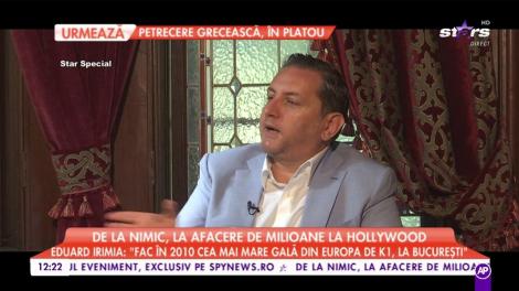 Eduard Irimia a dezvăluit cum a riscat totul pentru a-şi vedea visul &icirc;mplinit