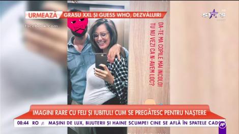 Imagini inedite cu Feli şi iubitul ei. Cum se pregătesc cei doi pentru venirea pe lume a fetiţei