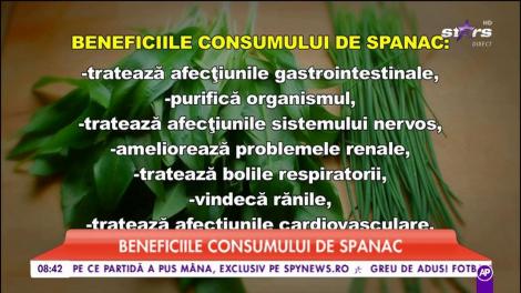 Planta minune care te întinerește imediat! Beneficiile consumului de spanac