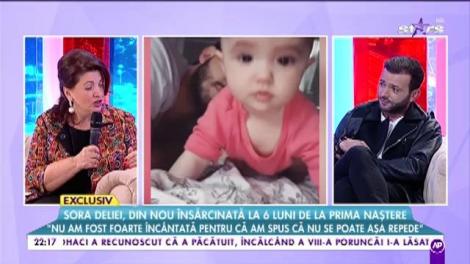 Gina Matache, prima apariţie la TV după ce a aflat că fiica ei este însărcinată. Când vine pe lume băiețelul din familia Deliei