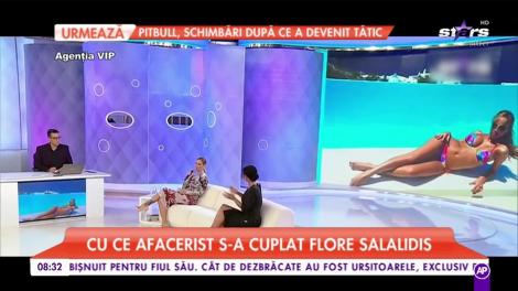 Flore Salalidis are o relaţie cu un om de afaceri şi este în culmea fericirii!