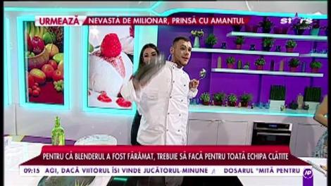 Mircea Eremia și Natalia Mateuț sunt pedepsiți! Trebuie să facă pentru toată echipa clătite!