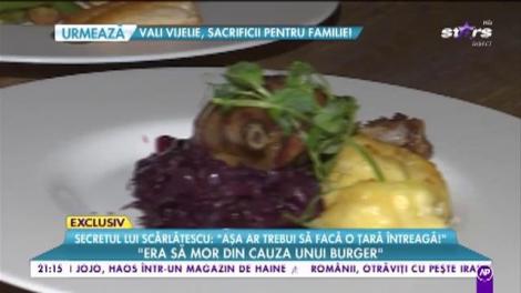 Cătălin Scărlătescu, clipe de groază: ”Era să mor din cauza unui burger”