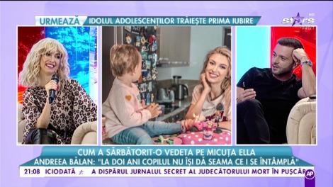 Andreea Bălan, de doi ani mămică! Cum a sărbătorit-o vedeta pe micuța Ella