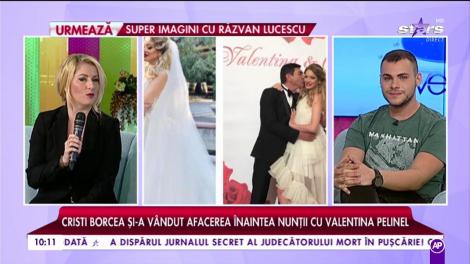 Cristi Borcea şi-a vândut o afacere cunoscută înainte de nunta cu Valentina Pelinel