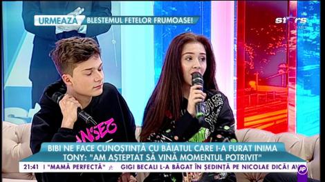 Bibi, idolul adolescenților, trăiește prima iubire: "Ne cunoaștem de la șapte ani și suntem împreună de cinci luni"