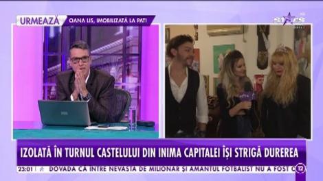 Mariana Calfa, izolată în turnul castelului din inima Capitalei, își strigă durerea: "De 20 de ani mă mut dintr-o cameră în alta"