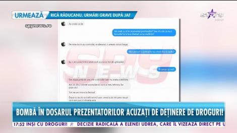 Cum au fost găsite drogurile asupra prezentatorilor TV: ”Cele două tigări erau ale unui tip pe care îl cunosc”