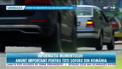 Anunţ de ultimă oră pentru toţi şoferii din România! Șoferii pot conduce şi după ce au fost prinşi băuţi la volan!