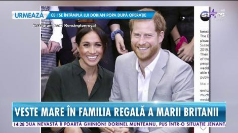 Veste mare în familia regală a Marii Britanii! Meghan Markle este însărcinată