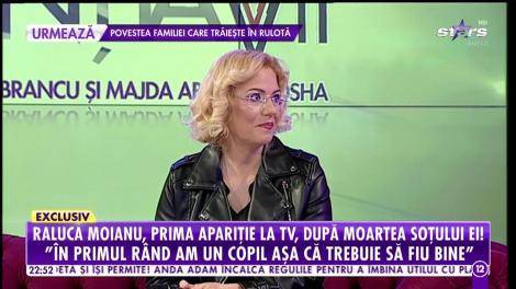 Raluca Moianu, în lacrimi! Prima apariție la TV a vedetei, după moartea soțului ei: "A fost un an teribil de greu"