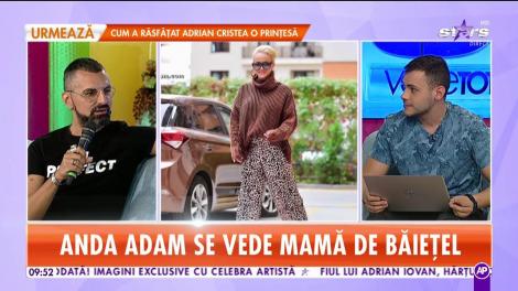 Anda Adam se pregătește să devină mamă. Artista își dorește și un băiețel