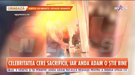 Celebritatea cere sacrificii, iar Anda Adam o ştie cel mai bine!