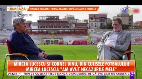 Cornel Dinu şi Mircea Lucescu au fost şi au rămas exemplul fotbalului românesc