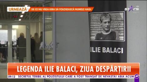 Ilie Balaci, pentru ultima dată pe stadionul de fotbal. „Marele Blond” va fi înmormântat cu onoruri militare