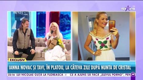 Ianna Novac și Tavi au sărbătorit nunta de cristal: ”Plecă în Grecia”
