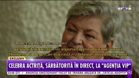 Regretele actriței Draga Olteanu Matei: ”Nu-mi place să-mi serbez ziua de naștere”