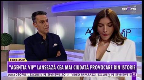 Cea mai ciudată provocare din televiziune continuă la "Agenţia VIP". Victima serii, fiica unui artist celebru