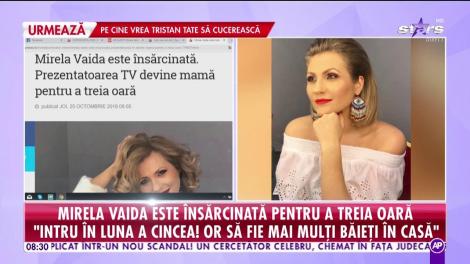 Mirela Vaida, însărcinată pentru a treia oară