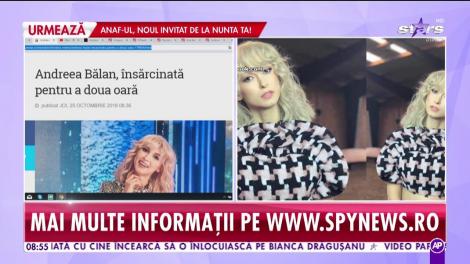 Andreea Bălan este însărcinată pentru a doua oară