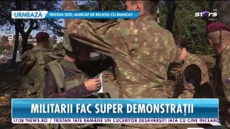 Ziua Armatei, marcată prin exerciții militare