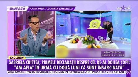 Gabriela Cristea și Tavi Clonda, părinți de fetiță, pentru a doua oară!: ”Nu mă așteptam să fiu însărcinată, nu aveam simptome”