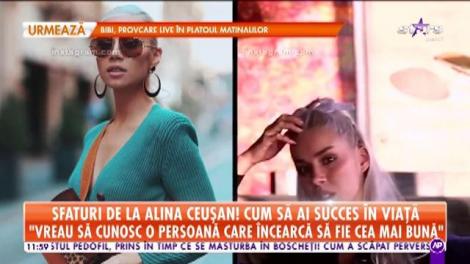 Sfaturi de la Alina Ceuşan! Cum să ai succes în viață