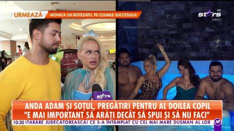 Anda Adam şi soţul, pregătiri pentru al doilea copil