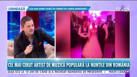 Tinu Veresezan, cel mai cerut artist de muzică populară la nunţile din România