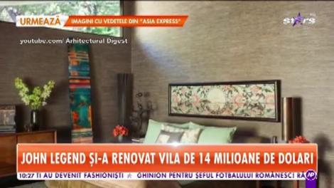 John Legend și-a renovat vila de 14 milioane de dolari