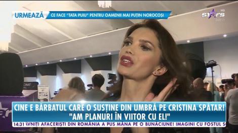Cine e bărbatul care o susţine din umbră pe Cristina Spătar