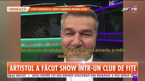 După ce s-a spus că nu mai poate să cânte, Dan Bittman a făcut show într-un club din Capitală