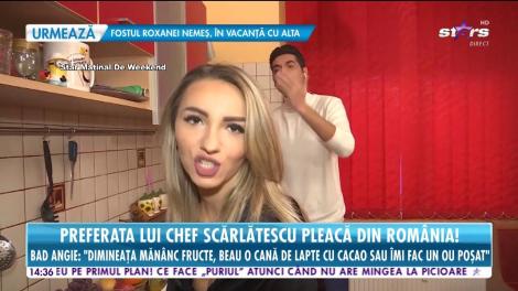 Preferata lui Chef Scărlătescu pleacă din România! Bad Angie: "Vreau să-mi deschid un restaurant cu specific românesc în Spania!"