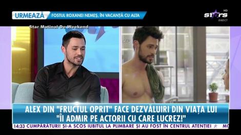 Alex, personajul principal din "Fructul Oprit", face dezvăluiri din viaţa sa