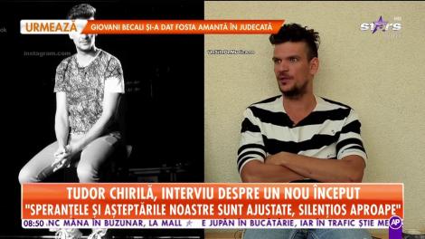 Tudor Chirilă, interviu despre un nou început. Cântăreţul vrea să devină un artist recunoscut internaţional