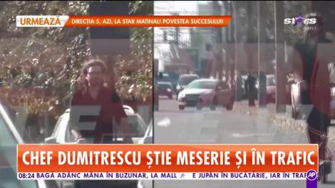 Chef Florin Dumitrescu a ieșit la plimbare pe o trotinetă electrică