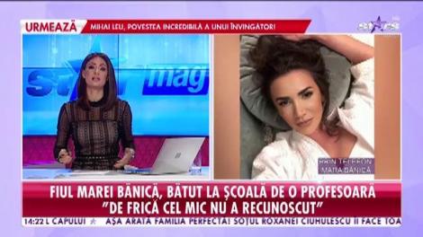 Fiul Marei Bănică, bătut la școală de o profesoară: „De frică cel mic nu a recunoscut”