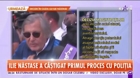 Ilie Năstase a câştigat primul proces cu Poliţia