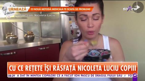 Își crește copiii cu cele mai simple preparate! Cu le gătește Nicoleta Luciu celor mici