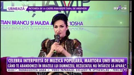Viorica Macovei, revelaţie divină! Celebra interpretă de muzică populară, martora unei minuni
