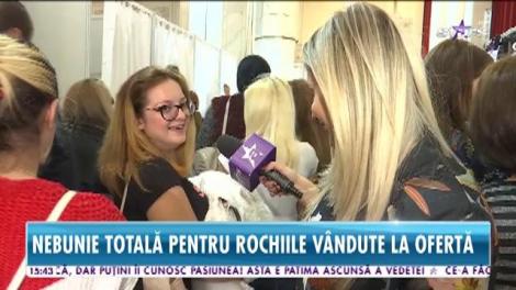 Bătaie pe rochii de mireasă de 27 de lei