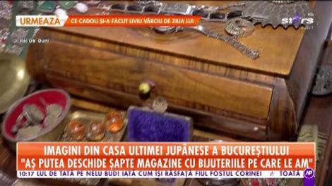 Imagini din casa ultimei jupânese a Bucureştiului! Kera Calița: "Am 339 de pălării"