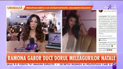 Ramonei Gabor i s-a făcut dor de ţara noastră. Care este cea mai mare dorinţă a româncei